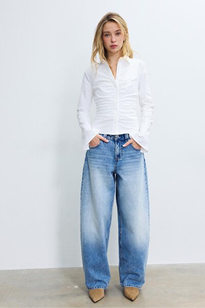 Stradivarius D80 Barrel Fit Jean