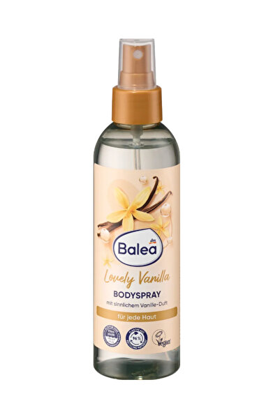 BALEA Lovely Vanilla Deodorant Body Mist 200 ml – Kalıcı Ferahlık & Vanilya K...