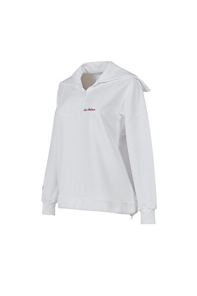 New Balance WNC1609 Beyaz Kadın Sweatshirt
