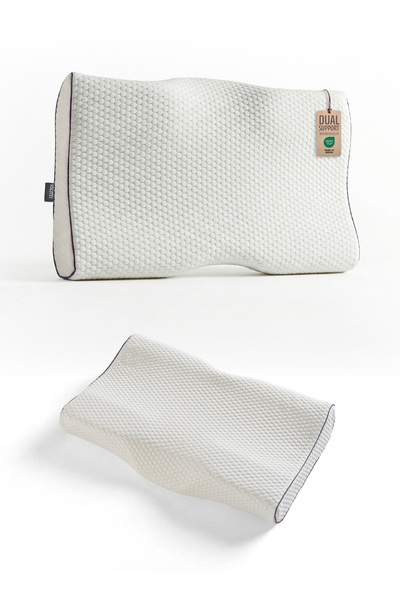 VİSCOTEX DualSupport American Model Visco Pernă pentru gât – Ortopedică pentr...