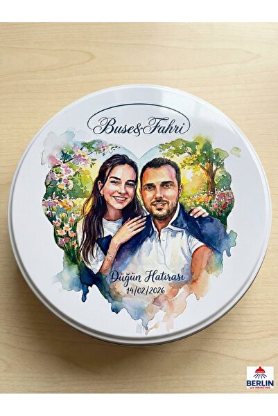 Kişiye Özel Nikah Şekeri Kutusu