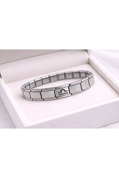 CT STONES Steel Nomination Bracelet Libra Zodiac Sign |   Stainless Steel Zod...