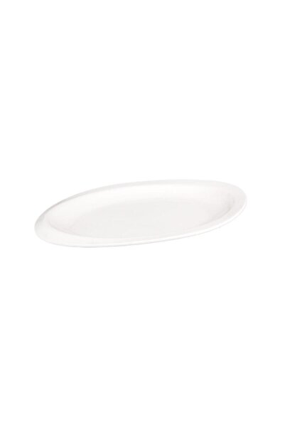 Globy Open Buffet Oval Presentation Plate White 42×28,5×4 cm