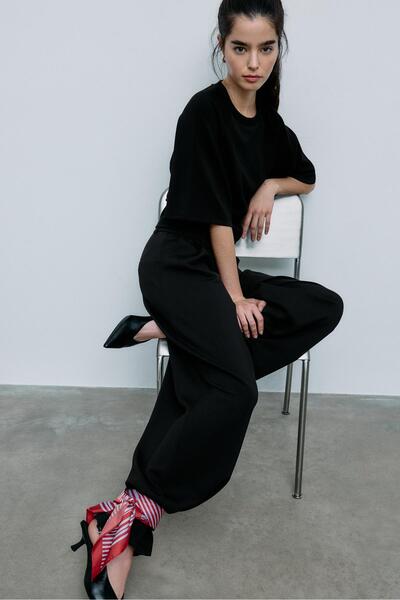 Stradivarius Yumuşak dokulu kısa kollu t-shirt