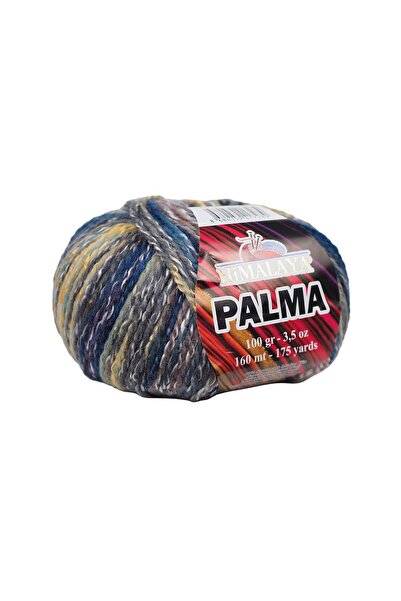 Himalaya Палма 237-08 Жълто Сиво Синьо