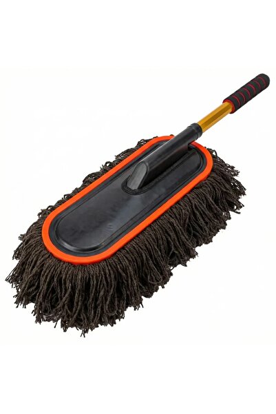 SCHON WEITER Teleskopik Oto Cila toz ve Wax Fırçası – Uzatılabilir Saplı