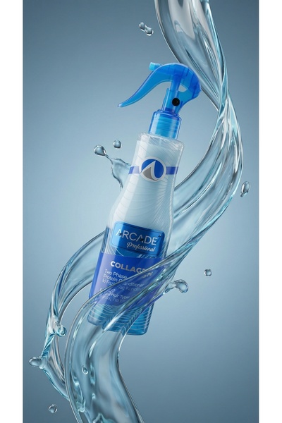 Arcade Çift Fazlı Kolajen İçeren Fön Suyu 400 ml - Kuru Kırılgan Saçlar
