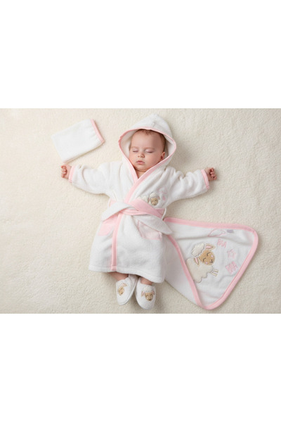 ZEYNUKO طقم بورنوز للأطفال مكون من 4 قطع