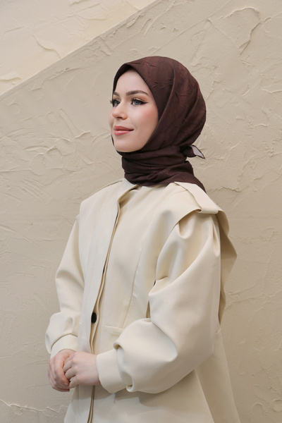 efdal şal eşarp Marble Pattern Crush Scarf