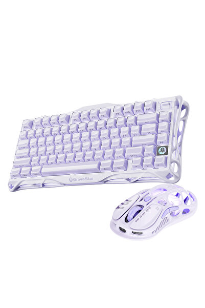 Gravastar Mercury V75 HE 8kHz Kablolu Manyetik Klavye, M1 Pro 26K DPI Kablosu...