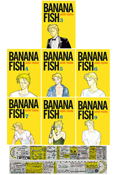 Gerekli Şeyler Yayıncılık Banana Fish 3-4-5-6-7-8-9. Ciltler Manga Seti + Öze...