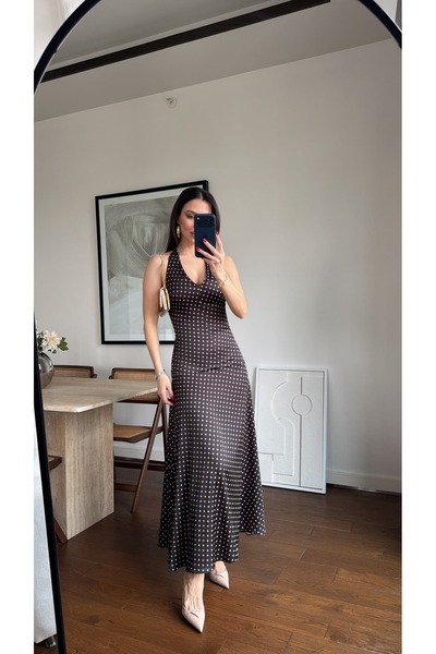 sinemkivanc co BOYUNDAN BAĞLAMALI PUANTİYE ELBİSE