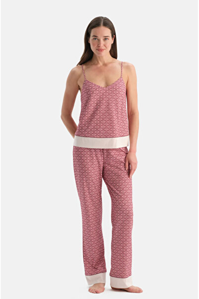 Dagi Women's 50% Modal 50% Cotton Pajama Set/Home Wear
