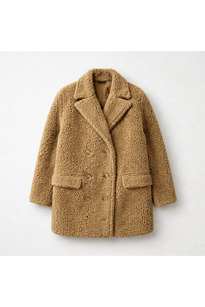 PAOLO FRAMINCO PF-208 KUZU DERİSİ KOYU BEJ ASTARLI KÜRK DERİ CEKET