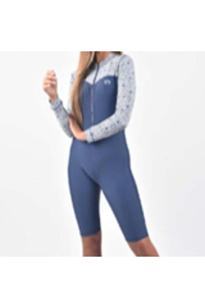 modestly active Swimwear, Long Sleeve/ Short Leg All-in-One Swimwear Suit