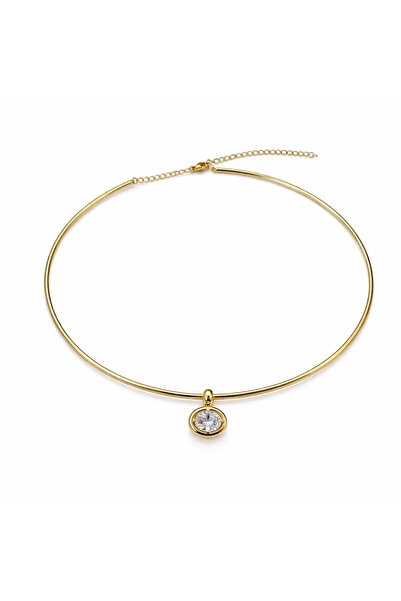 neslyaccessories Solitaire Choker Necklace