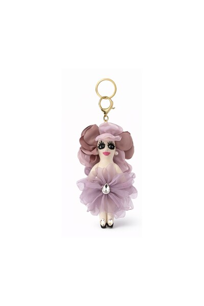 NUR KARACA 7895 Girl Figure Charm Keychain