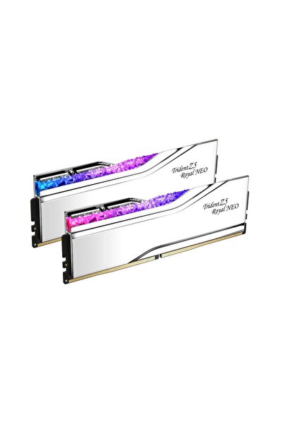 G Skill G.Skill Trident Z5 Royal Neo Silver Rgb 64Gb (2X32Gb) Ddr5 6000Mhz Cl...