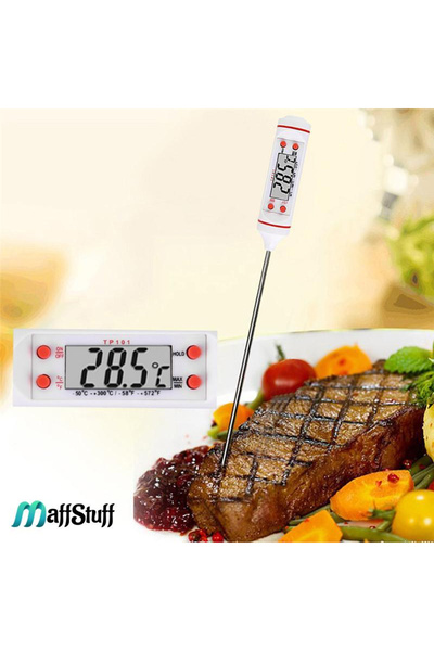 MaffStuff Termometru alimentar digital cu sonda metalica, 24 cm