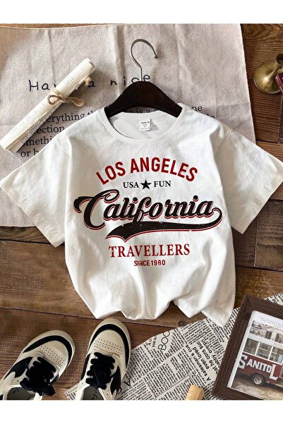 ZEMLİYA Unisex Oversize T-shirt με Γραφικό Τύπωμα – Casual Streetwear Άνετη Γ...