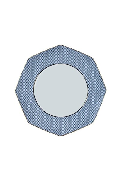 tea delight Regency Damask - Dinner Plate 26 cm Blue