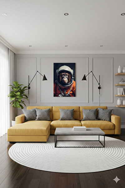 BLT DİZAYN Maimuță astronaută Aventură spațială Concept futurist de maimuță a...