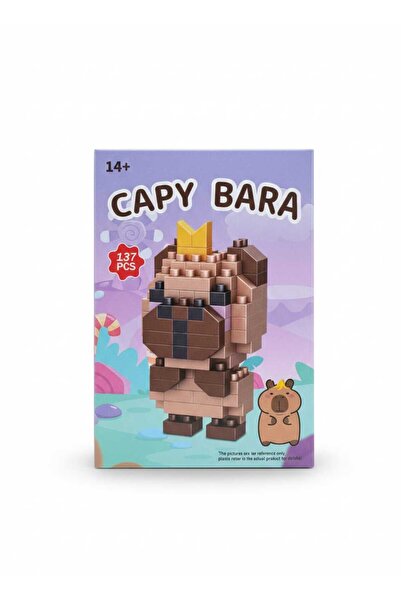 NETAVANTAJ Kapibara Kral Tasarımlı Büyük Parçalı Blok Oyuncak Seti Big Pixel ...