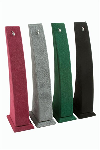 ZERO LAND حامل قلادة من قماش الفرو من STOROZAL Anfora (141841) - أحمر داكن