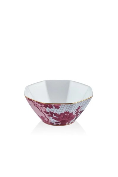 tea delight Regency Damask - Soup Bowl 12 cm Pink