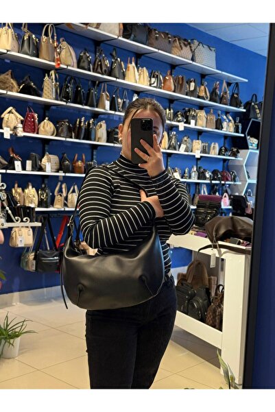 bag Women's Casual Medium Size Soft Faux Leather Shoulder Bag