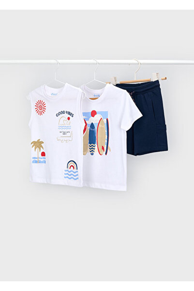 MAYORAL Boy's 3-Piece Shorts Set