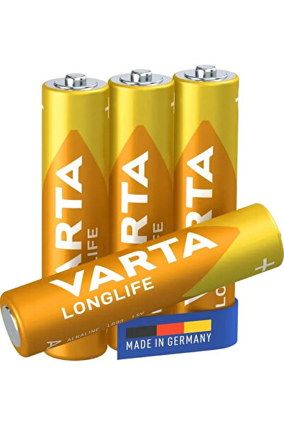 Varta Longlıfe Power İnce Alkalin AA Kalem Pil (4lü Paket )