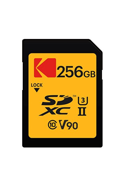 Kodak 256Gb Uhs-Ii U3 V90 Sd Memory Card (280Mb/S - 240Mb/S)