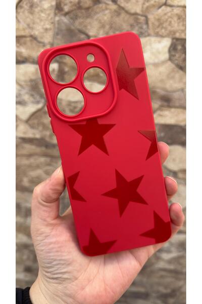 Vip Case Tecno Spark 10 Pro Compatible Red Star Silicone Shock Absorbing Clas...