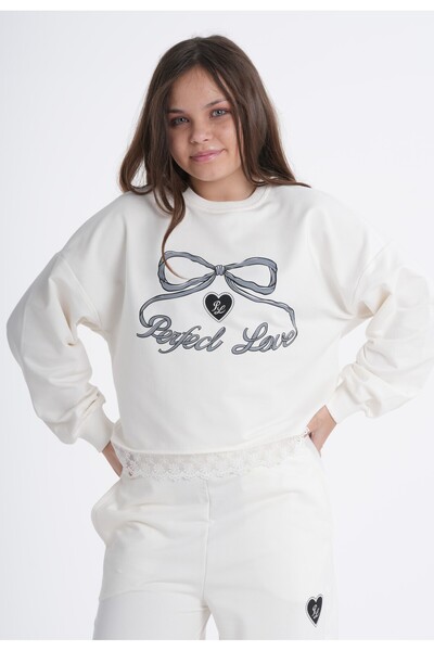 HayKids Κοριτσίστικο Σετ Φόρμας με Δαντέλα και Λεπτομέρειες, Φαρδιά Μπατζάκια...