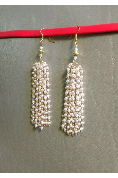 Shiklik Elegant Pearl Dangle Earrings for Women