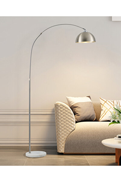 Apliqa Lampă de podea modernă Modrica Nickel 1xE27