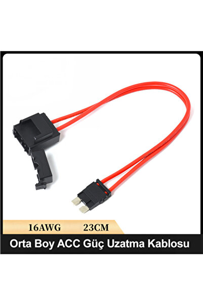 Summer love ACC Güç Kaynağı Çift Hatlı Araç Güç Uzatma Kablosu Sigorta Kutusu...