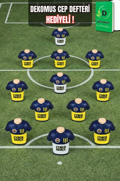 Fenerbahçe "Dekomus Pocket Notebook with Gift" Erasable Form Design Pencil Sh...