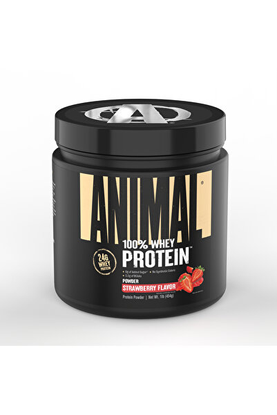 Universal Animal, 100% Whey Protein 454 gr Çilek Aromalı