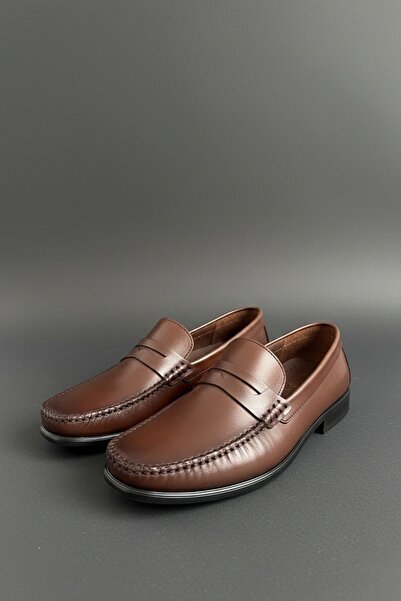 MUGGO Vogayer Genuine Leather Men's Casual Classic Loafer Shoes