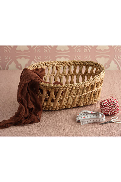 Hedisam Wicker Hand Knitted Multi-Purpose Basket – 34X15 cm |   Stylish Organ...