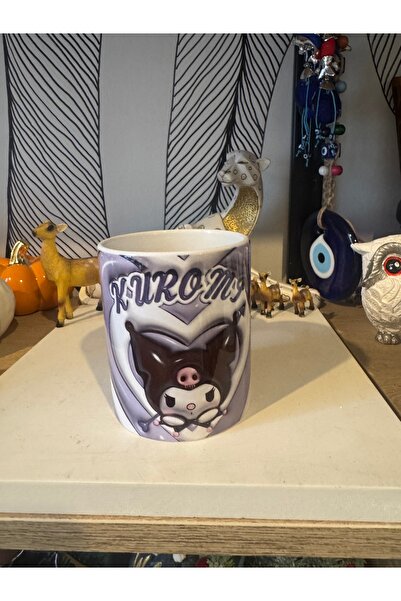 Atak Hediyelik Porcelain Kuromi Pattern Mug 300 ml