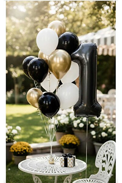 Mehca Black, Gold, Number Foil Number Combination