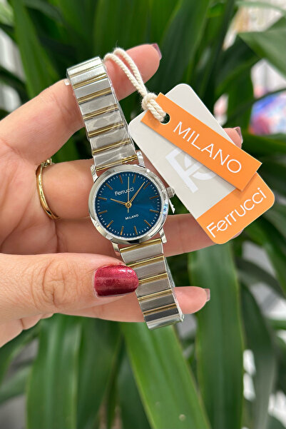 Ferrucci Orijinal Çelik Kordon Su Geçirmez 2 Yıl Garantili Kadın Kol Saati