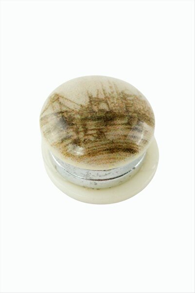 ZERO LAND STOROZAL Κασκόλ με μαγνήτη για κούπα πλοίου 1 τεμάχιο (140957) - Καφέ