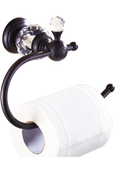 Other Toilet Paper Holder with Crystal - Brass, Luxury Style - Oil Rubbed Bro...