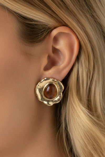 Beca Atelier Vintage Rosette Earrings