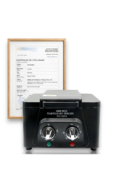 Cosmeticos Hot air instrument sterilizer | 220 degrees | SM-360A, Black – CAL...