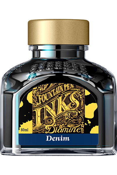 Diamine Sticlă de cerneală 80 ml - Denim